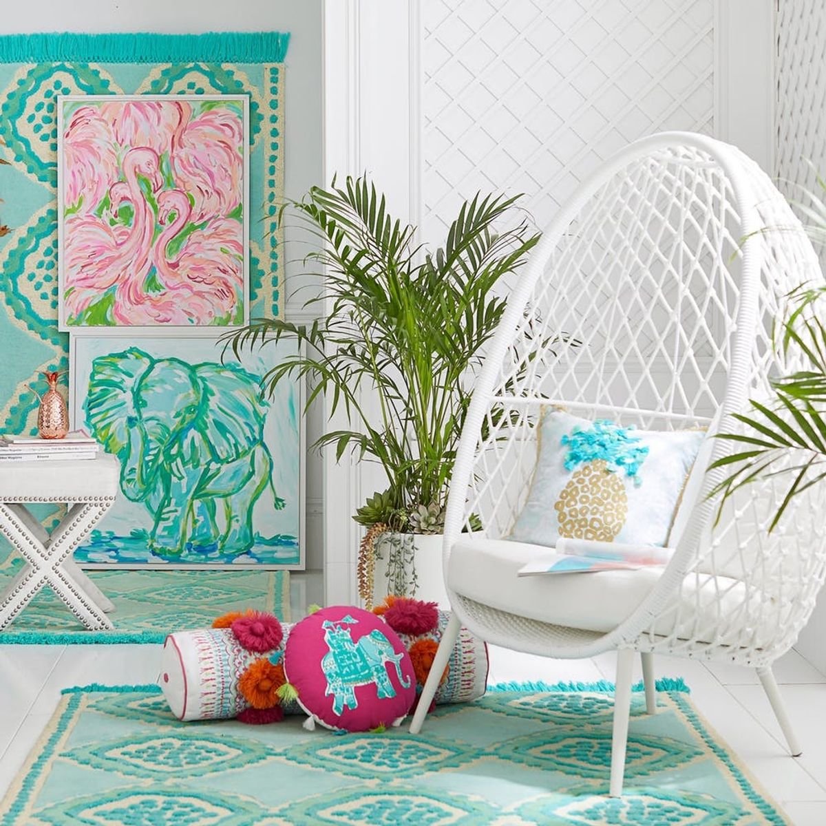 Pottery Barn’s New Collection with Lilly Pulitzer Is HERE