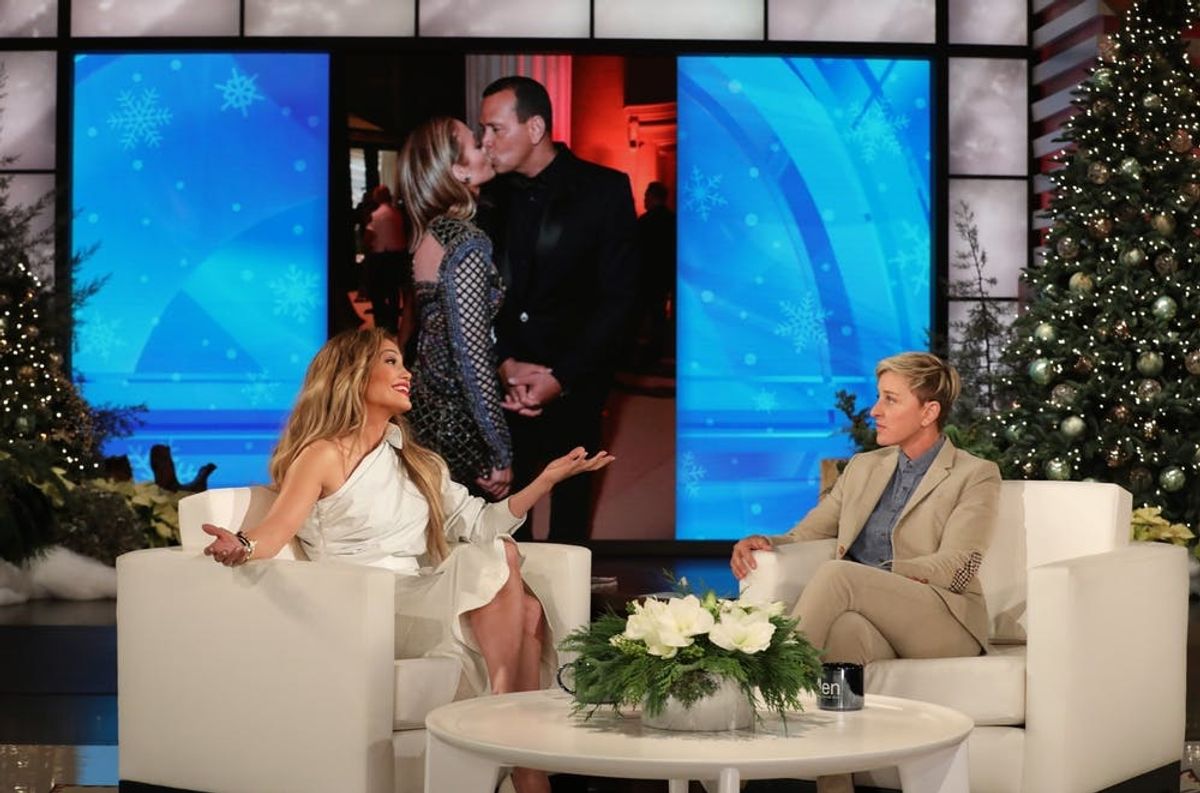 Ellen DeGeneres Grills Jennifer Lopez About Alex Rodriguez Engagement Speculation