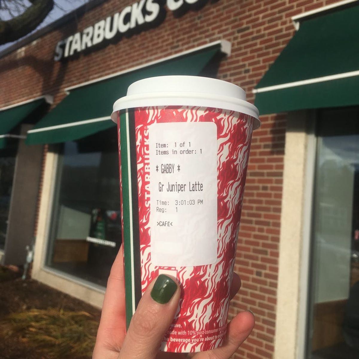 We Tried the New Starbucks Juniper Latte — and It Lit Us Up Like a Christmas Tree