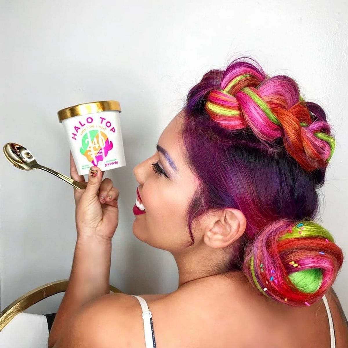 You Guys, Halo Top Ice Cream Hair Is Somehow a Thing