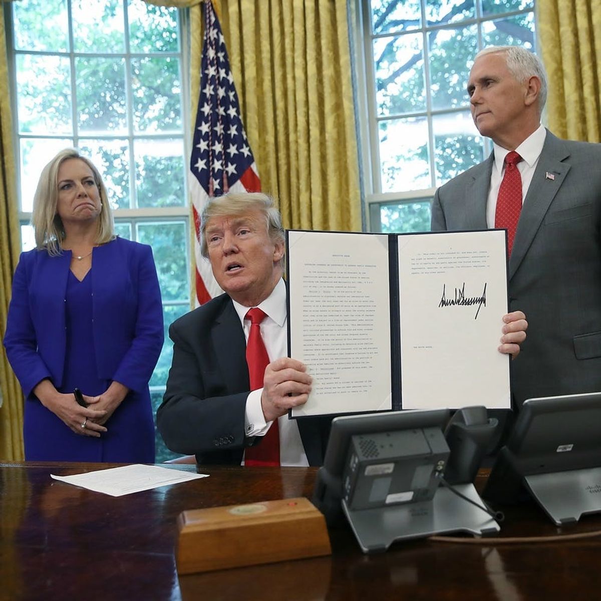 President Trump Has Signed an Order to Keep Migrant Children With Their Parents — Here’s What That Means *Right Now*