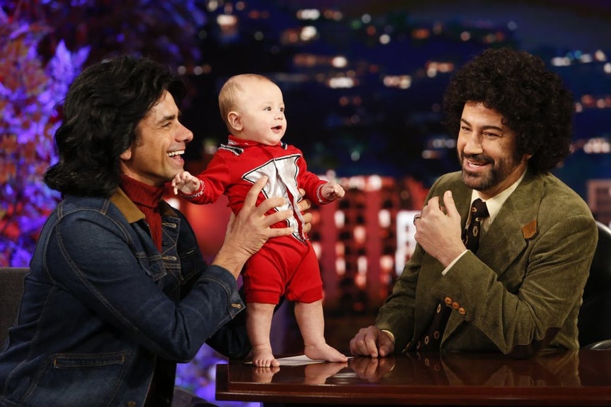 John Stamos’ Son Billy Made the Cutest TV Debut — in a Halloween Costume! — on ‘Jimmy Kimmel Live!’