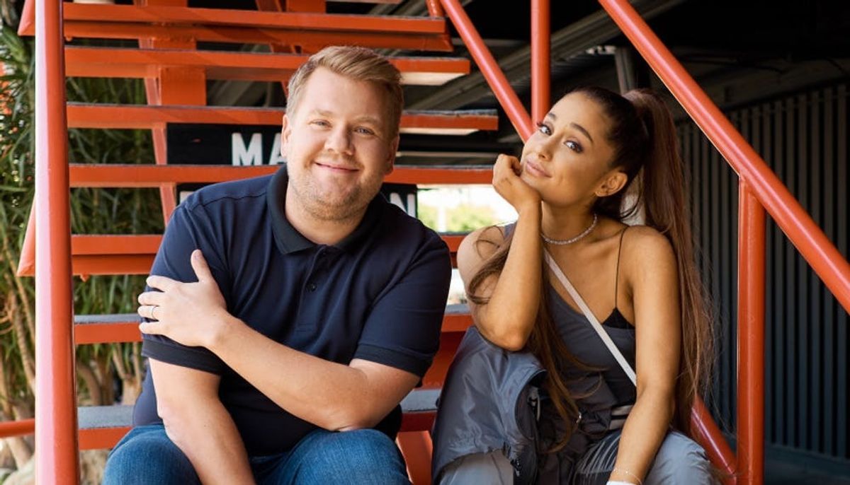 Ariana Grande and James Corden Freaking Out in a Haunted Escape Room Is the Perfect Halloween Treat