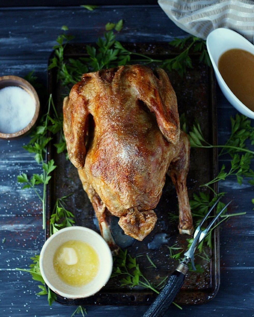 8 Delicious DeepFried Turkey Recipes Brit + Co