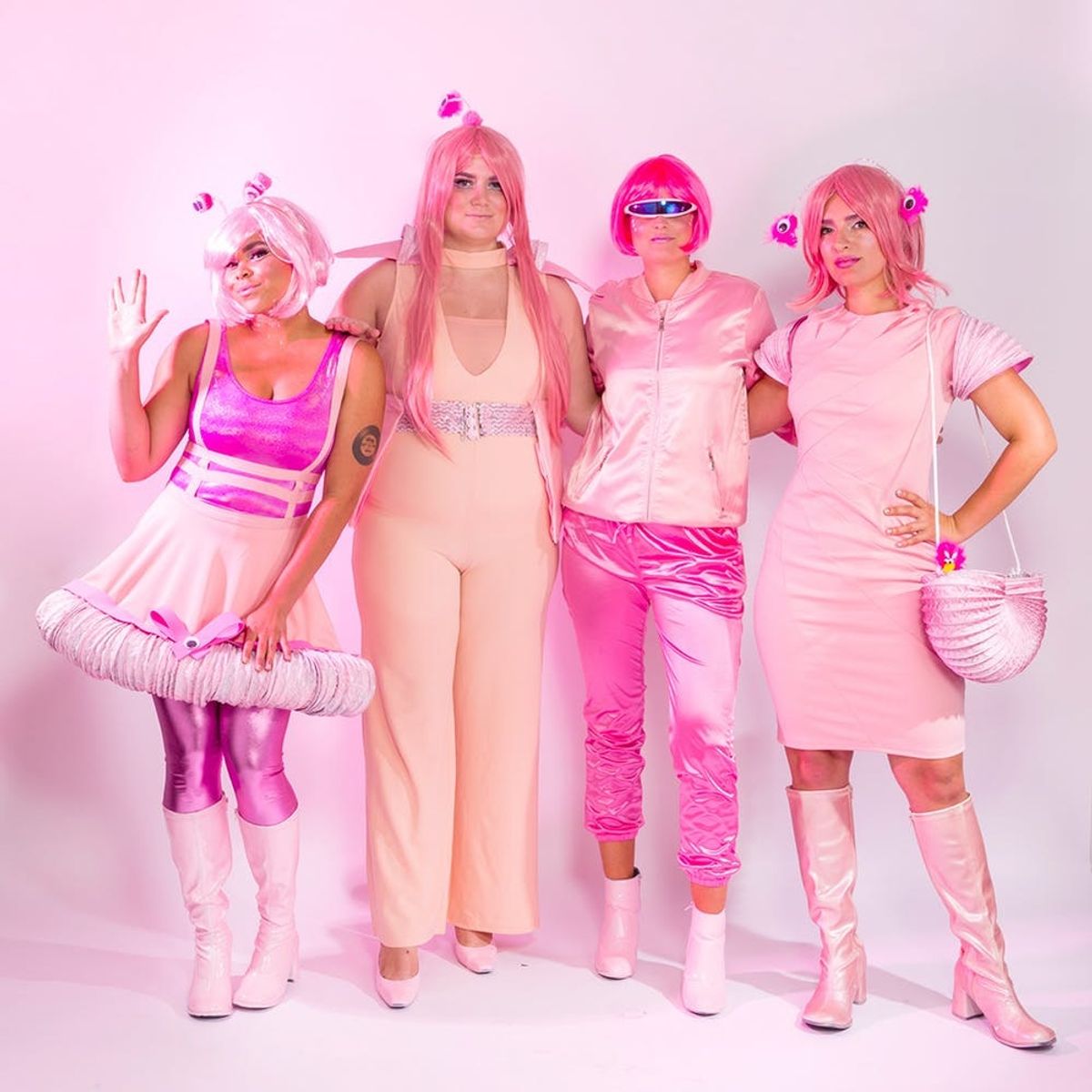 Celebrate Halloween 2017 With This Futuristic Millennial Pink Group Costume