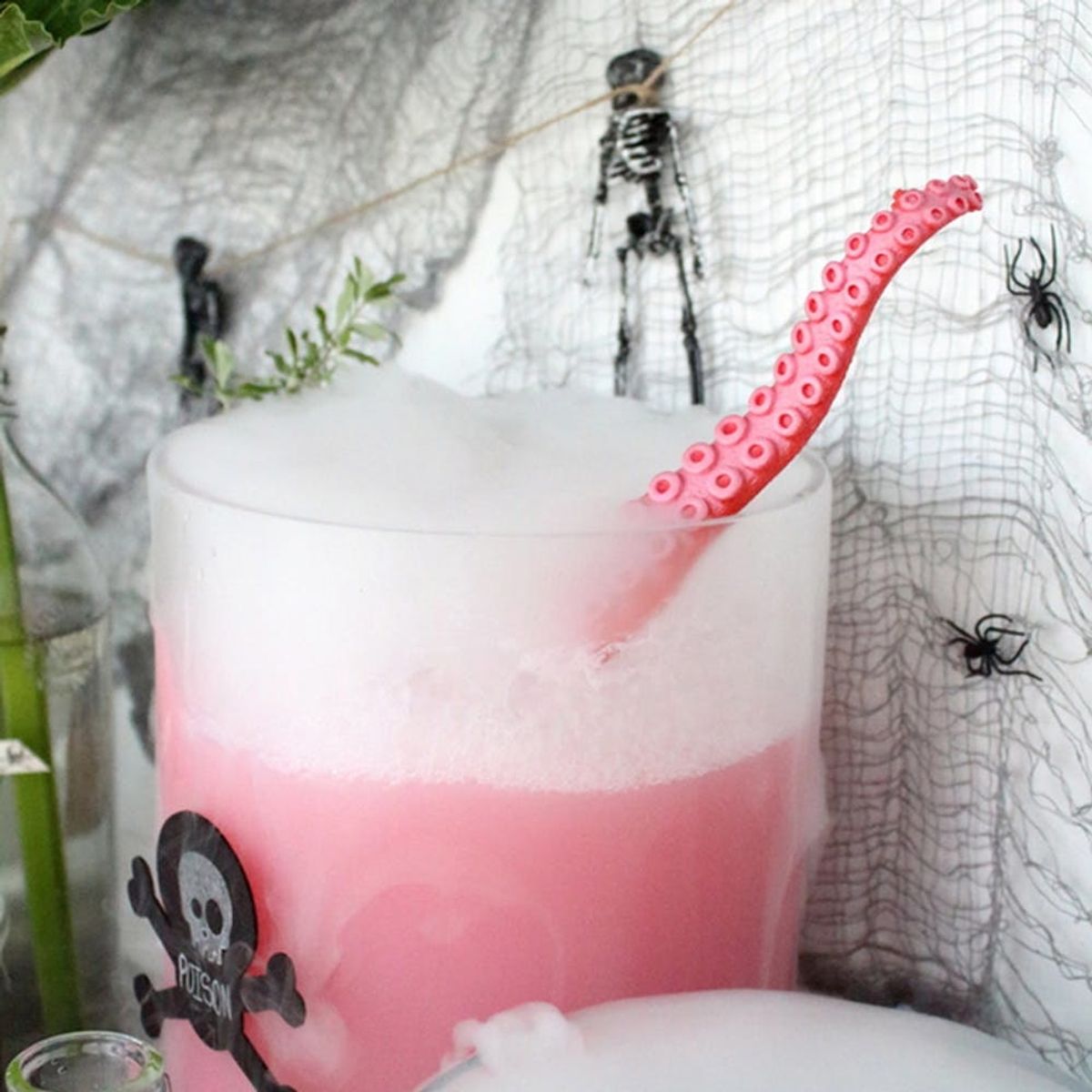 DIY Skeleton Flamingos, Marbled Candy Apples, and More Last-Minute Halloween Crafts