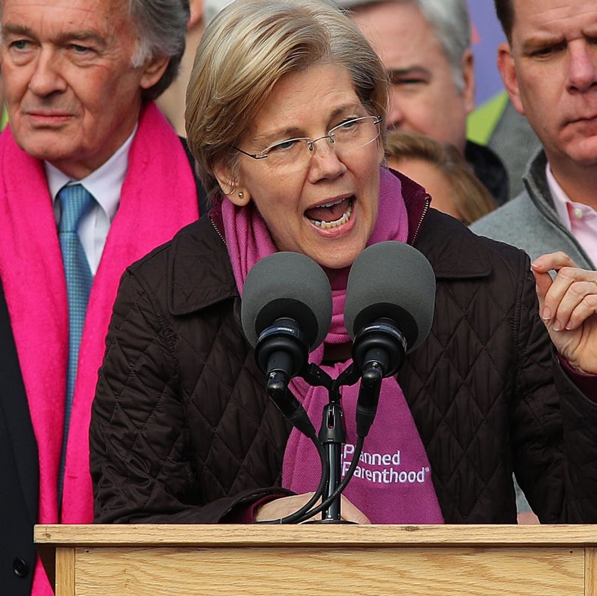 Watch the Chilling Moment When Republican Senators Silenced Elizabeth Warren