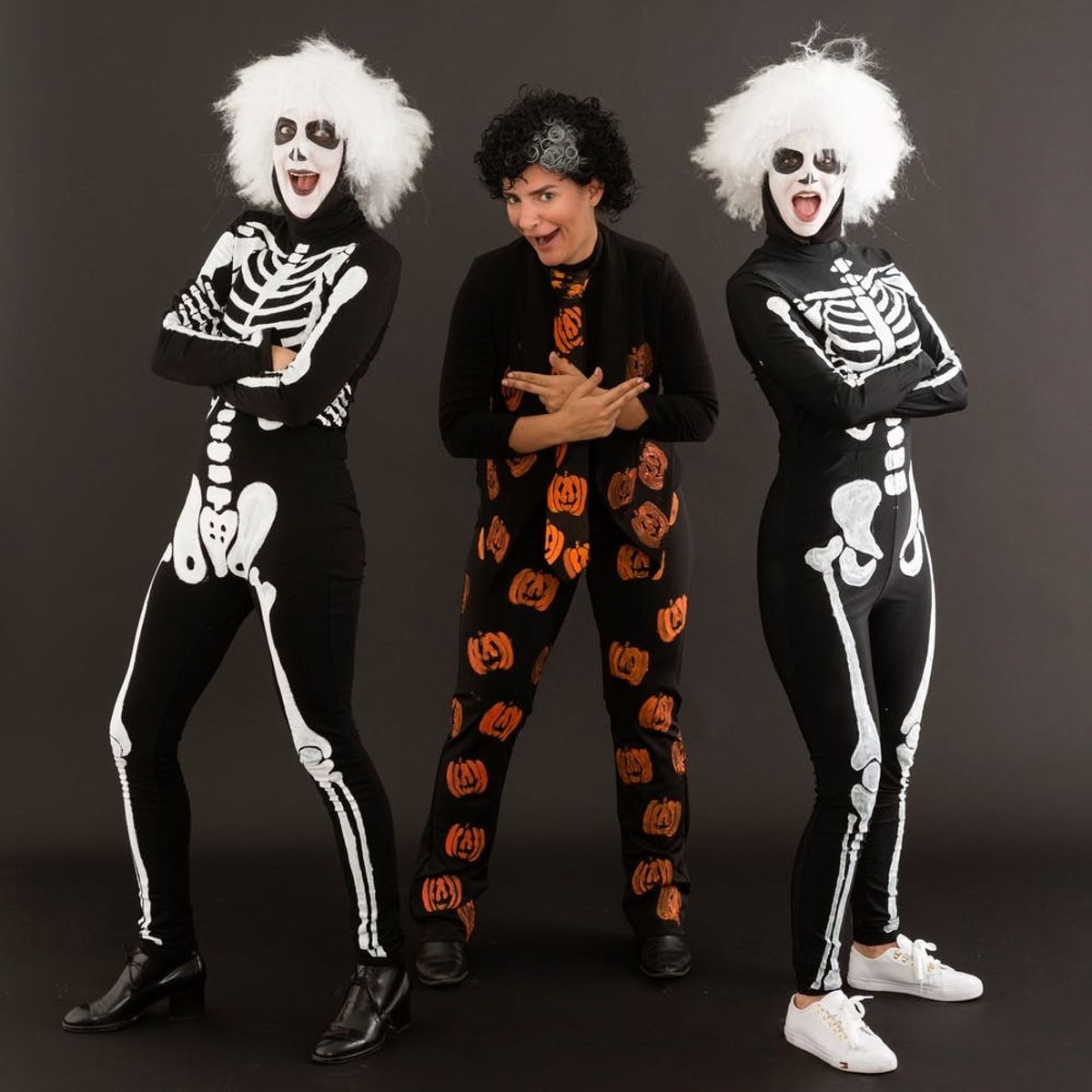 Get Your Funky DIY on With This David S. Pumpkins Group Halloween Costume