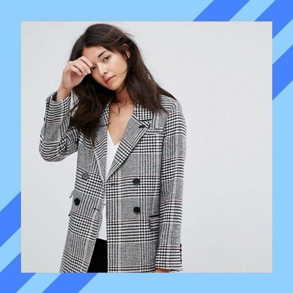 A Brief History of the Oversized Plaid Blazer That’s Everywhere Right Now