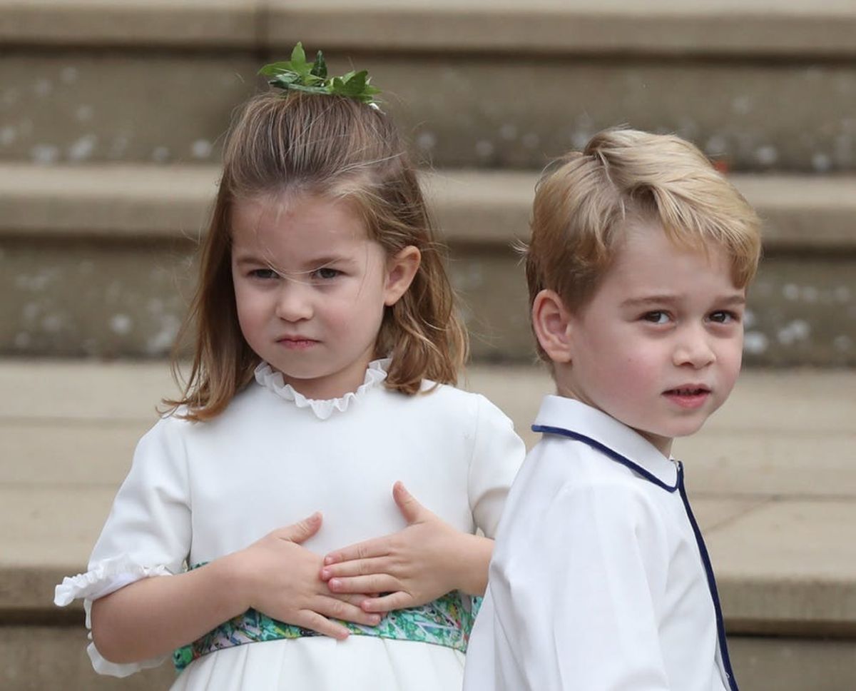 The Cutest Photos of Prince George and Princess Charlotte at Princess Eugenie’s Wedding