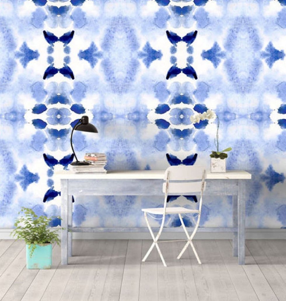 11 Printed Temporary Wallpapers for Every Room - Brit + Co