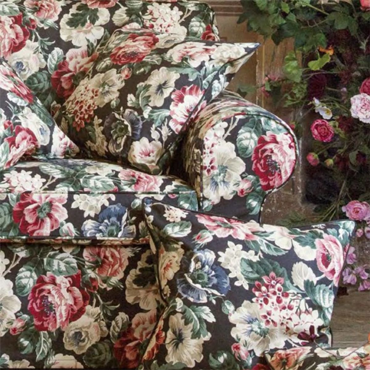 IKEA Just Released a Floral Couch That’s Totally Grandma-Approved