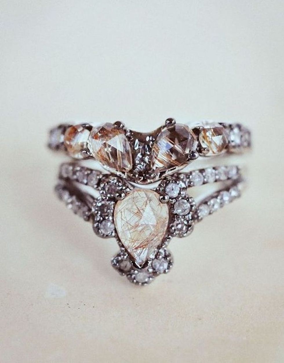 Intersting Rings 34 Unique Engagement Rings Brides Are Pinning Like Crazy - Brit + Co
