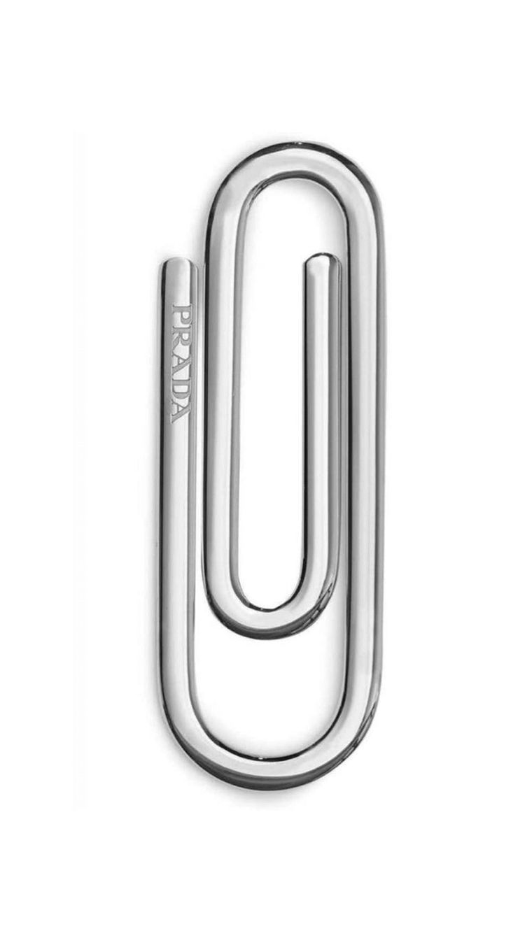 Prada Is Trolling Us All With This $185 Paperclip That Holds Money