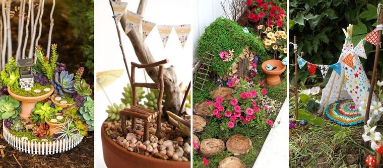Fairy Garden in a Jar as a Spring Decorating Idea