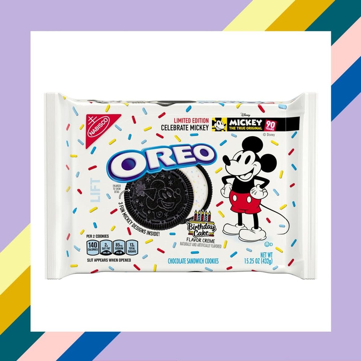 Oreo’s Celebrating Mickey Mouse’s 90th Birthday With Sprinkle-Studded Cookies