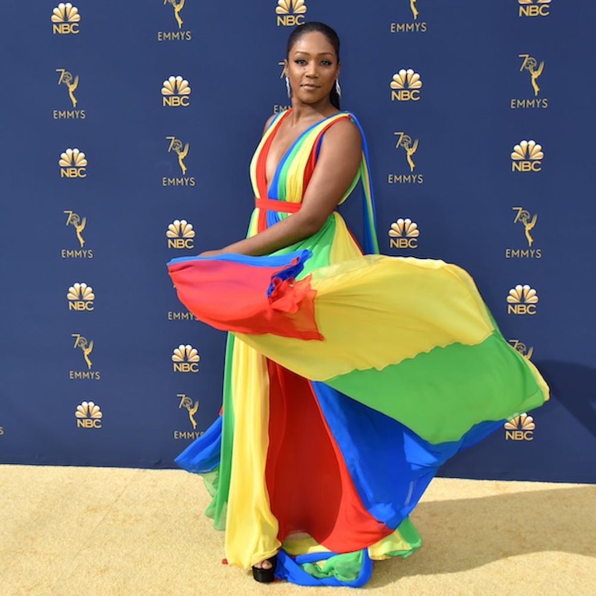 Twirling Is the New Black on the Emmys 2018 Red Carpet