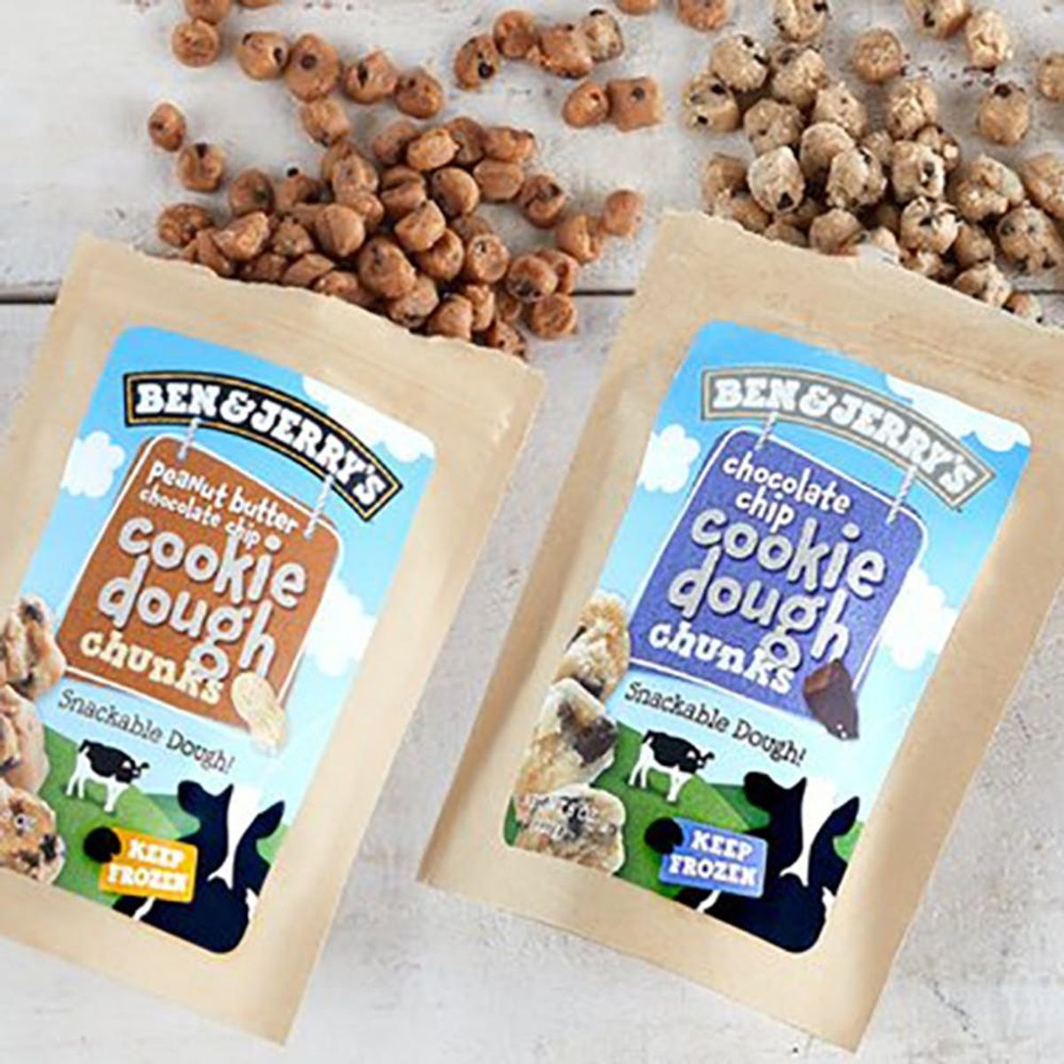 Forget Ice Cream — Ben & Jerry’s Now Sells Bags of Snackable Cookie Dough