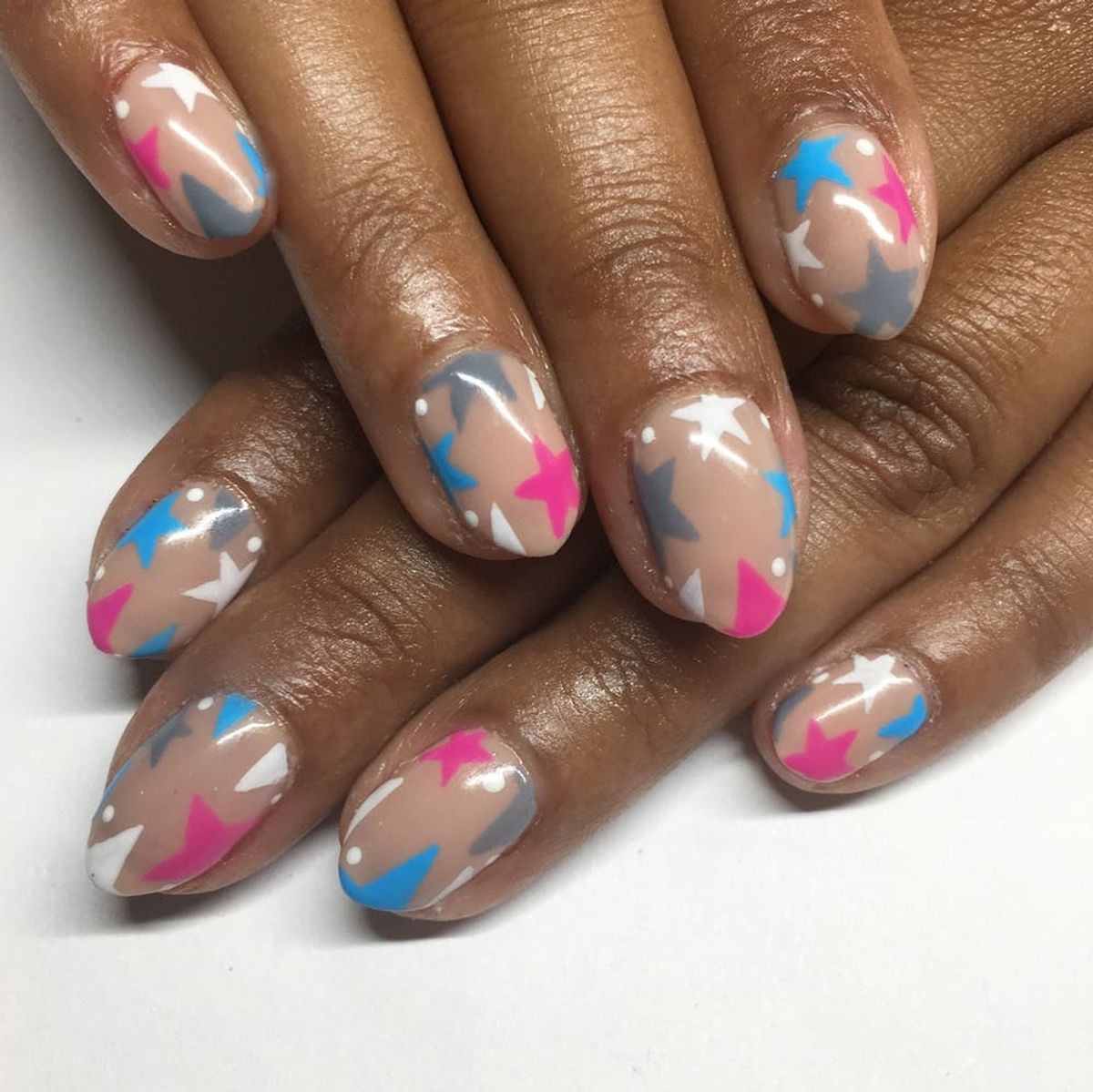 The 16 Best Negative Space Manicures We’ve Seen This Summer