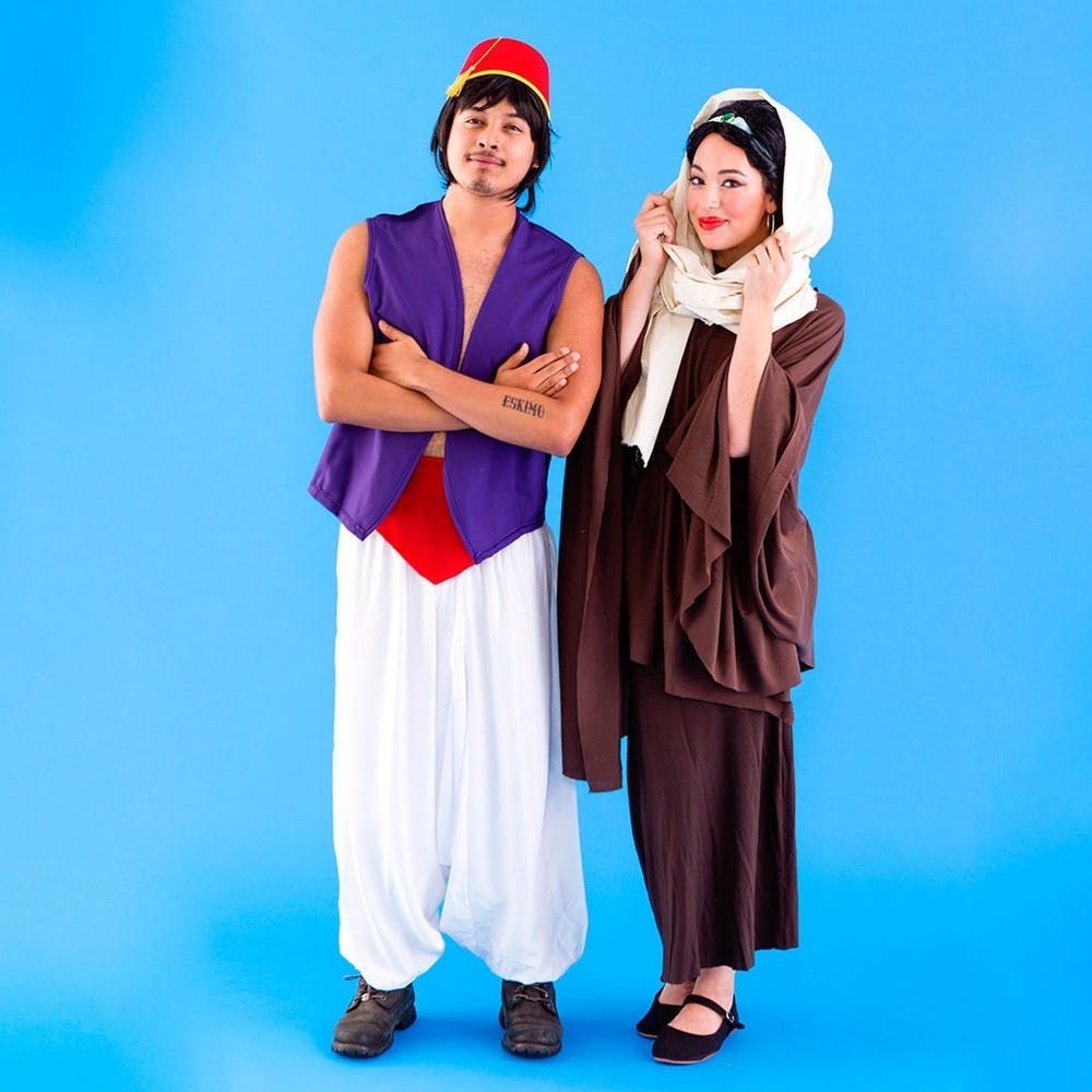 Go for a Magic Carpet Ride With This Aladdin Halloween Costume - Brit + Co