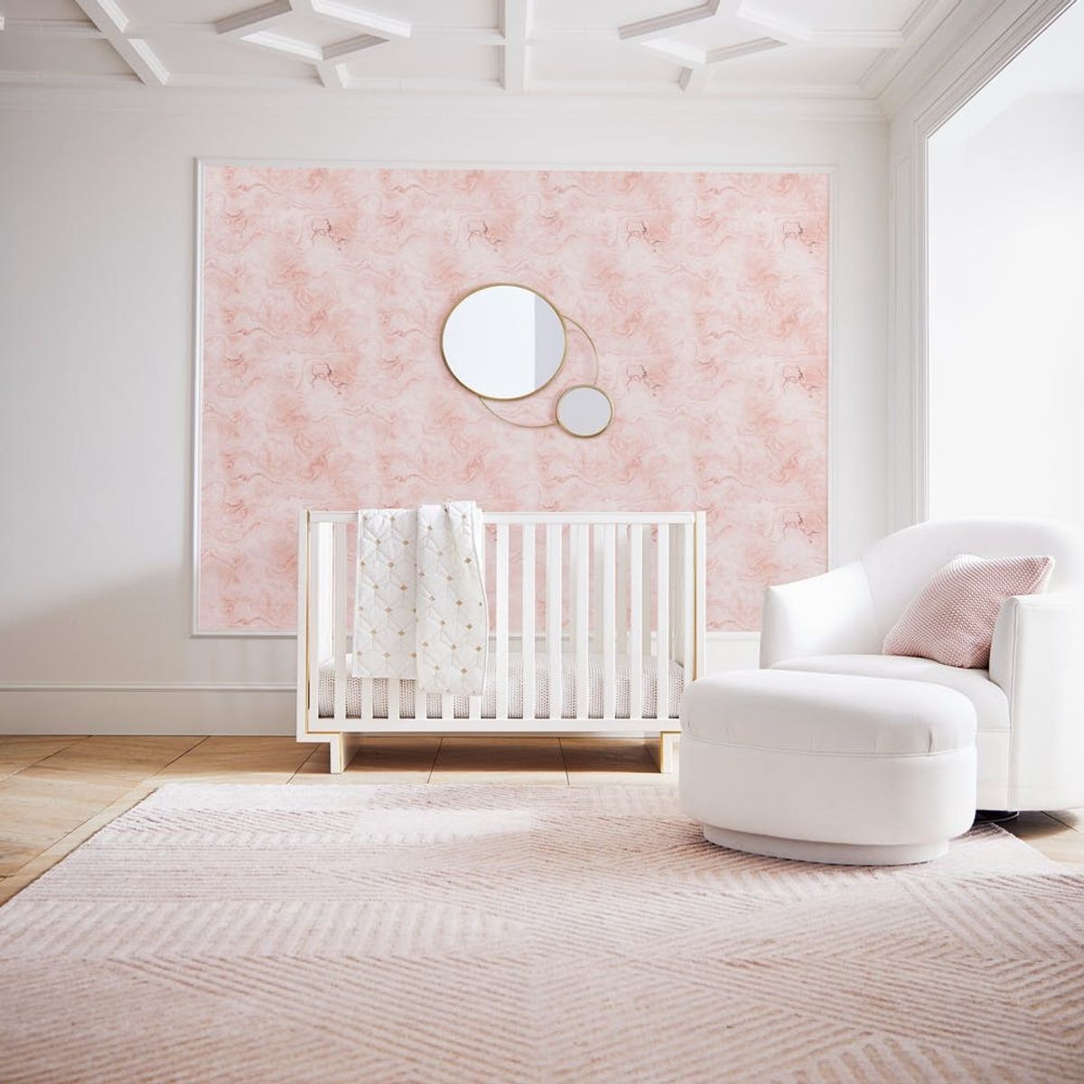 This Nursery Wallpaper Collab Is So Stylish We Want It in Our Room