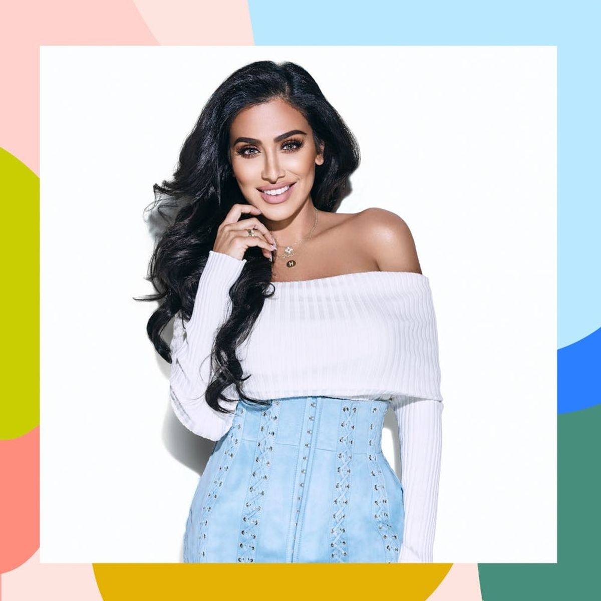 Huda Kattan’s Latest Makeup Challenge Takes Place in an Elevator