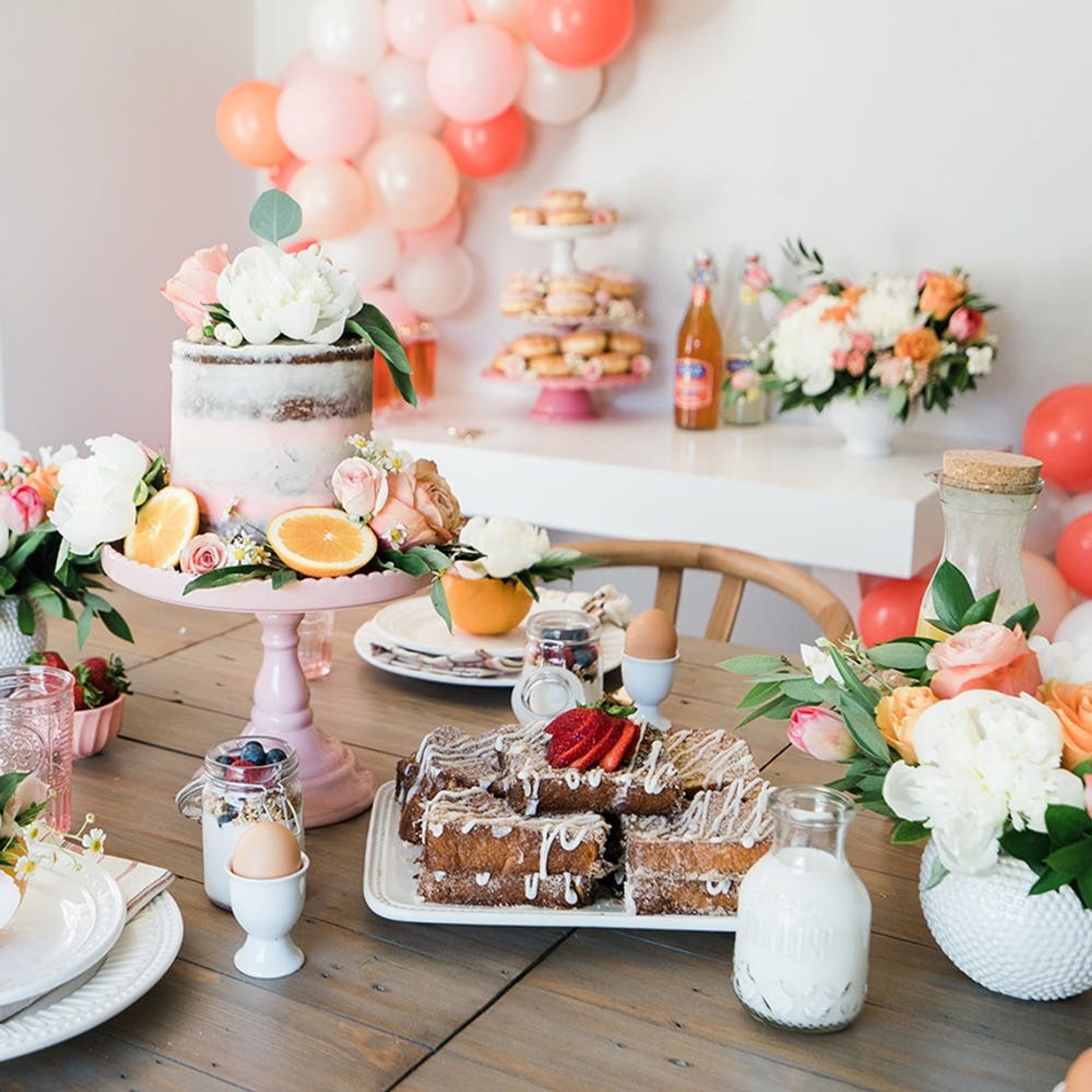 This Blogger’s Bridal Brunch Is a Wonderland of Pink and Pastries