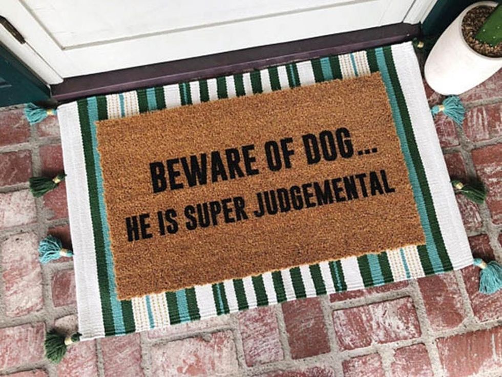 22 Cheeky Doormats That Tell It Like It Is Brit + Co