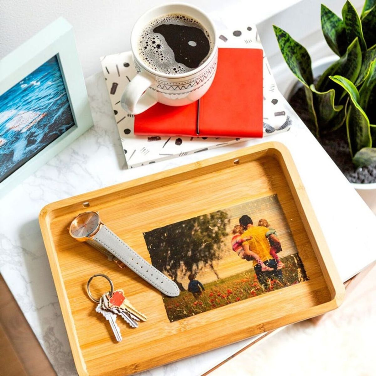 Celebrate Dad With a Personalized DIY Photo Tray