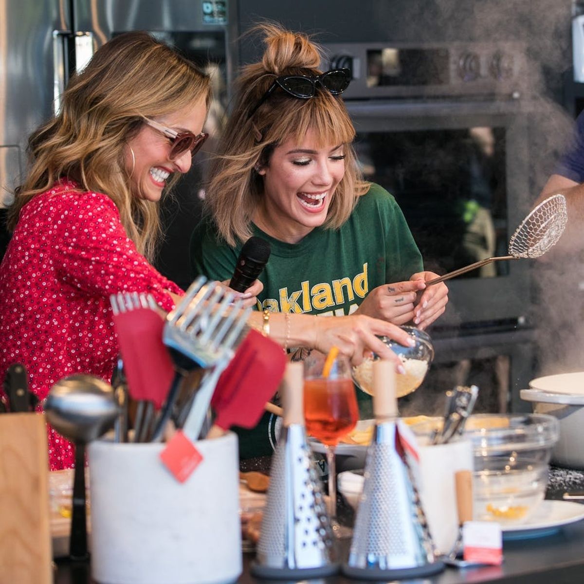 How Giada De Laurentiis and Halsey Spiced Up the Williams Sonoma Culinary Stage at BottleRock