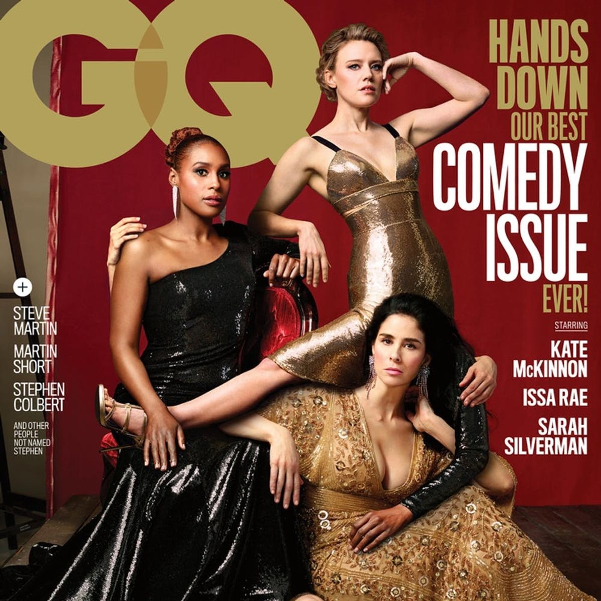GQ’s 2018 Comedy Issue Cover Hilariously Spoofs Vanity Fair’s Extra-Arm Photoshop Fail
