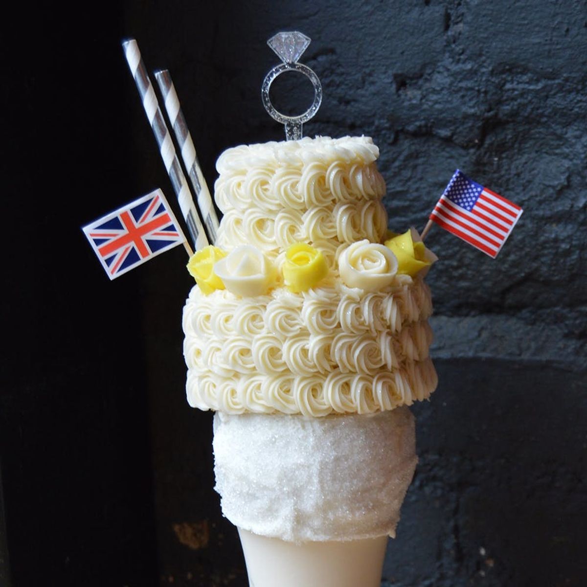 Of Course Black Tap and Magnolia Bakery Team Up to Create the Dreamiest Royal Wedding Cake Shake