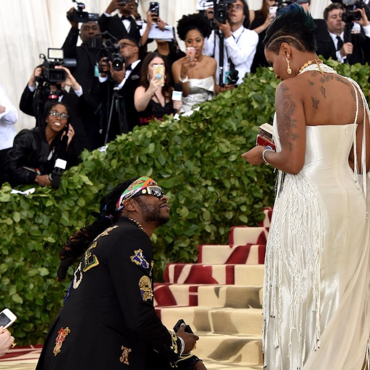 Met Gala 2018: Everyone Thinks 2 Chainz Just Proposed on the Red Carpet
