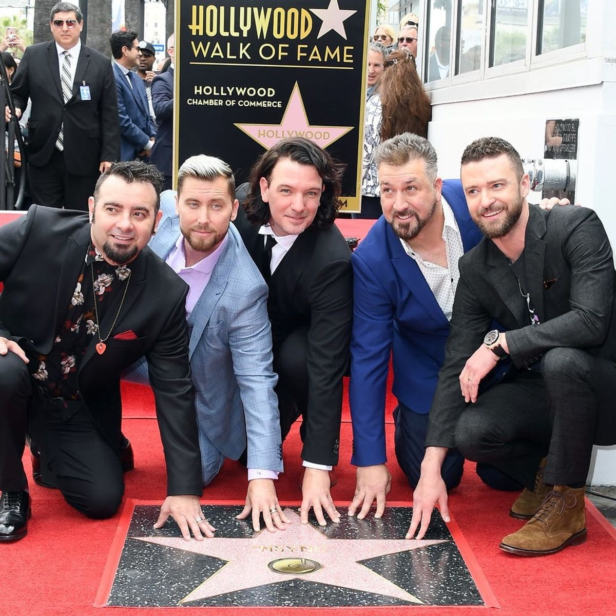 *NSYNC Reunited to Celebrate Their Hollywood Walk of Fame Star — See the Pics!