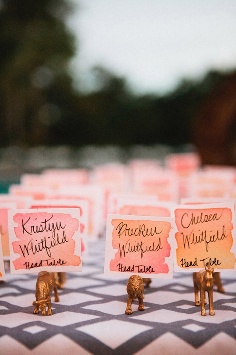 12 Colorful Wedding Escort Cards You Can DIY Brit + Co