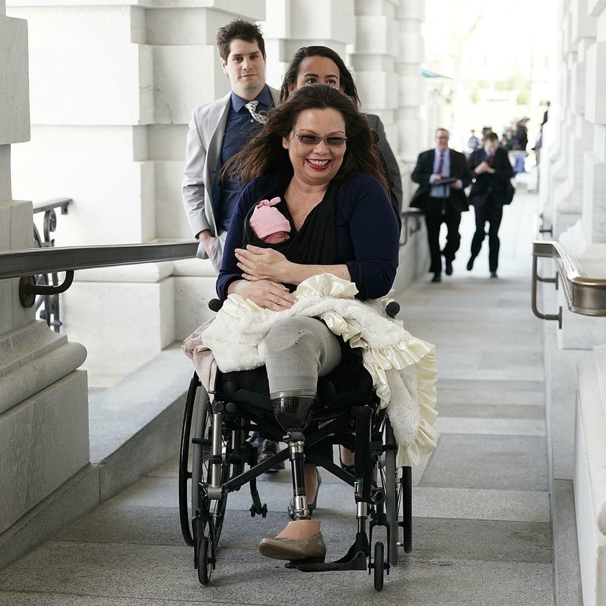 Sen. Tammy Duckworth Brought Her Newborn Daughter to the Senate Floor