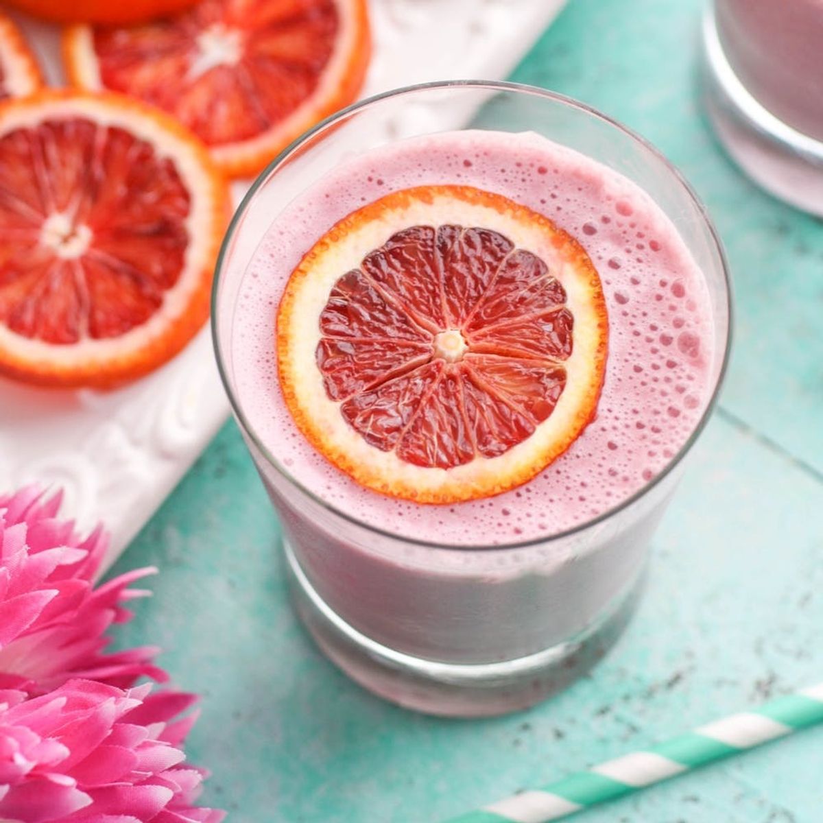 Perk Right Up in the Morning With This Blood Orange Smoothie Recipe
