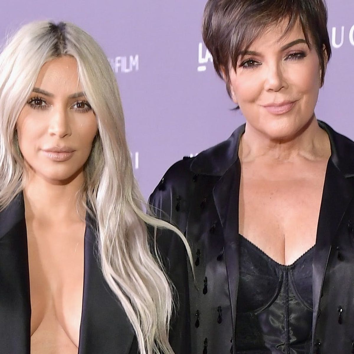 Kim Kardashian West Twins With Kris Jenner and Grandma MJ in Matching Platinum ‘Dos