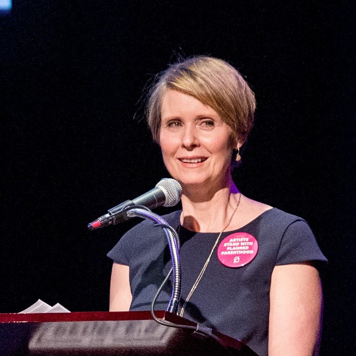 Cynthia Nixon Expertly Clapped Back at “Unqualified Lesbian” Jab