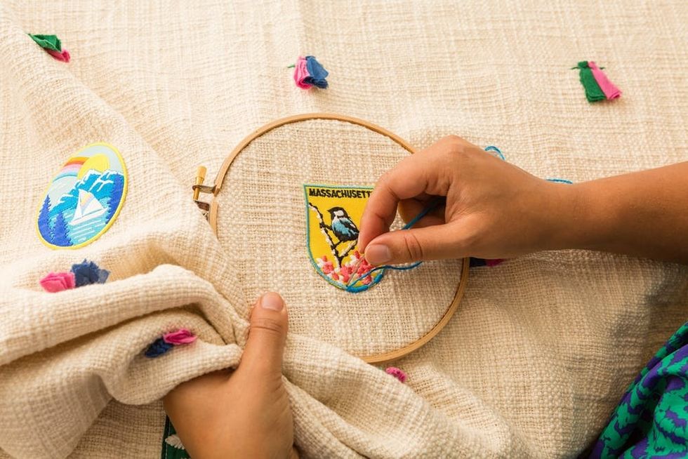 How to Make a DIY Patch Blanket in Under an Hour Brit + Co