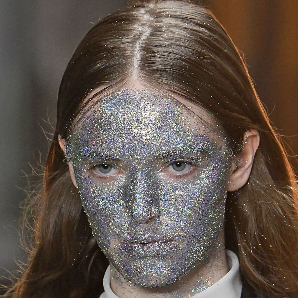 Instagram Glitter Masks Make Their Debut at Paris Fashion Week