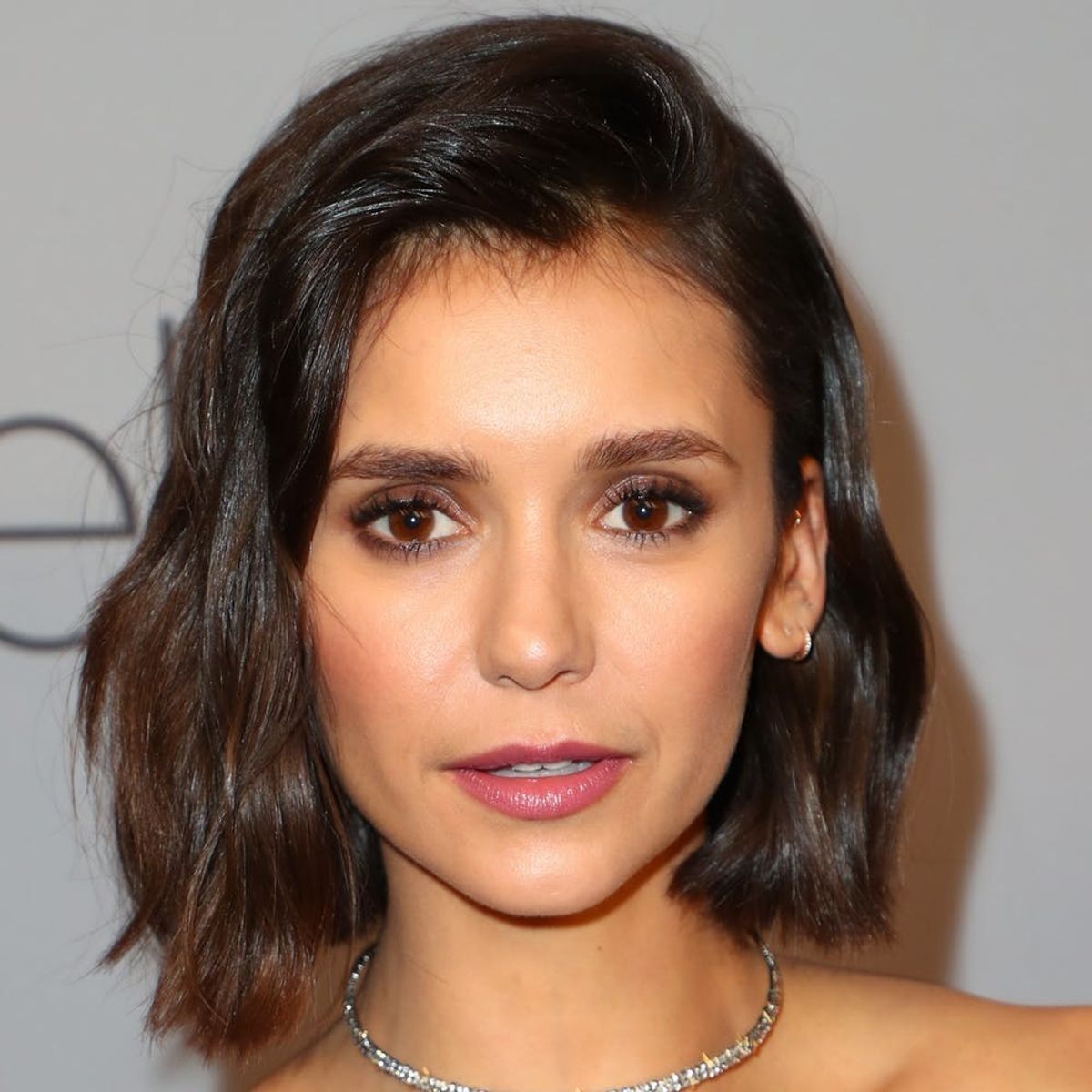 Nina Dobrev Is COMPLETELY Unrecognizable With a Short Blonde Wig and Wrinkles