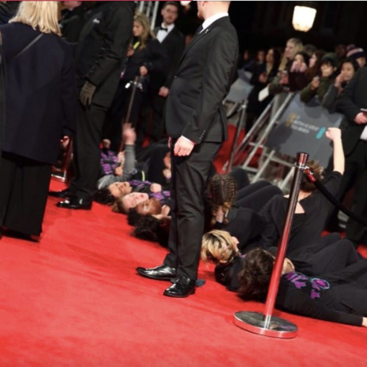 Why Feminist Protesters Sisters Uncut Stormed the BAFTA Red Carpet