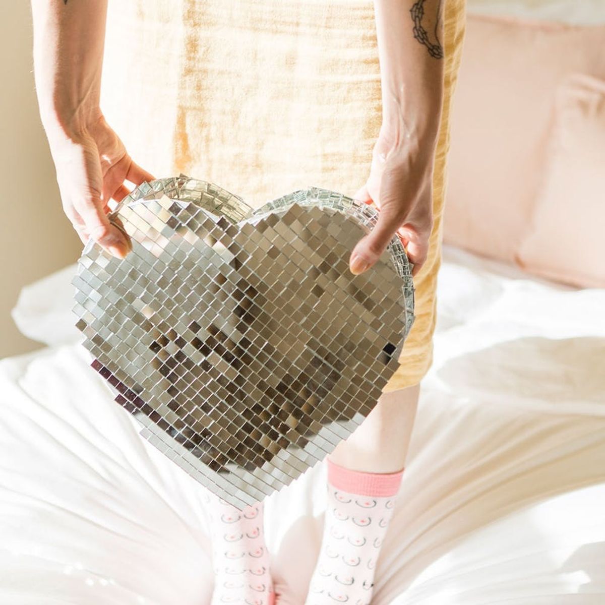 Get Your Groove on With This Heart-Shaped Disco Ball