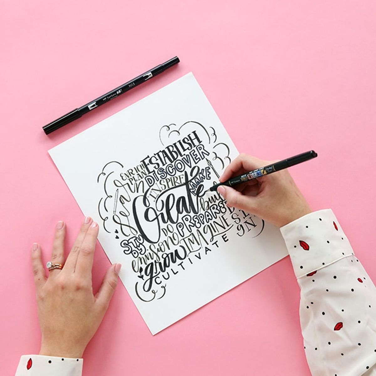 Create a Beautiful Word Collage in Various Lettering Styles