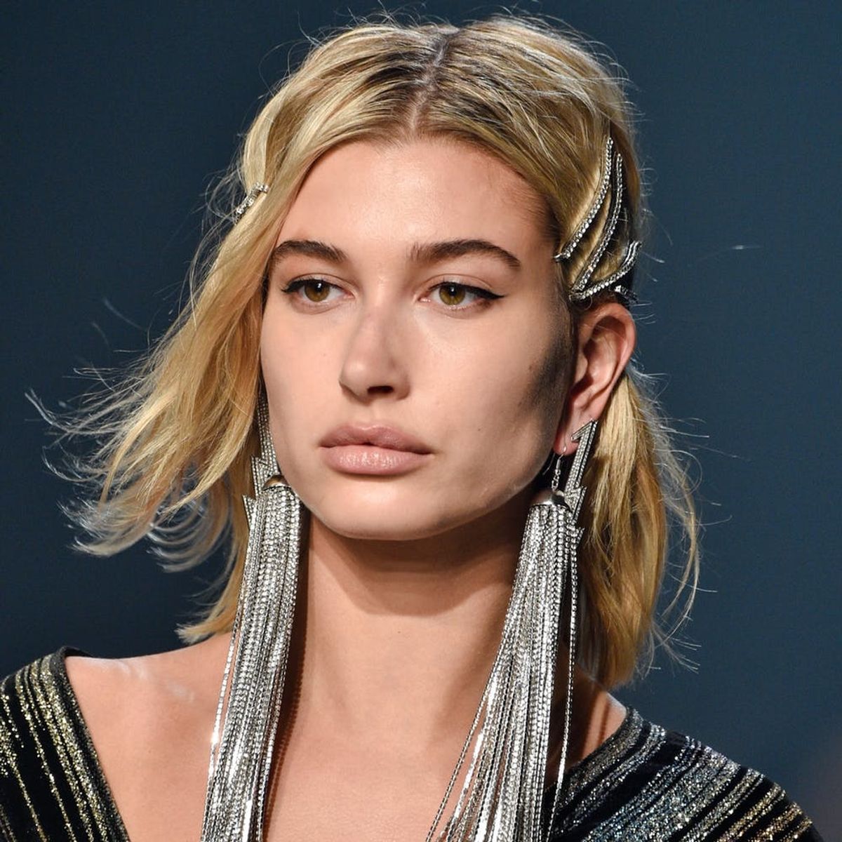 Hailey Baldwin Had the Longest Earrings Ever for the Zadig & Voltaire NYFW Show