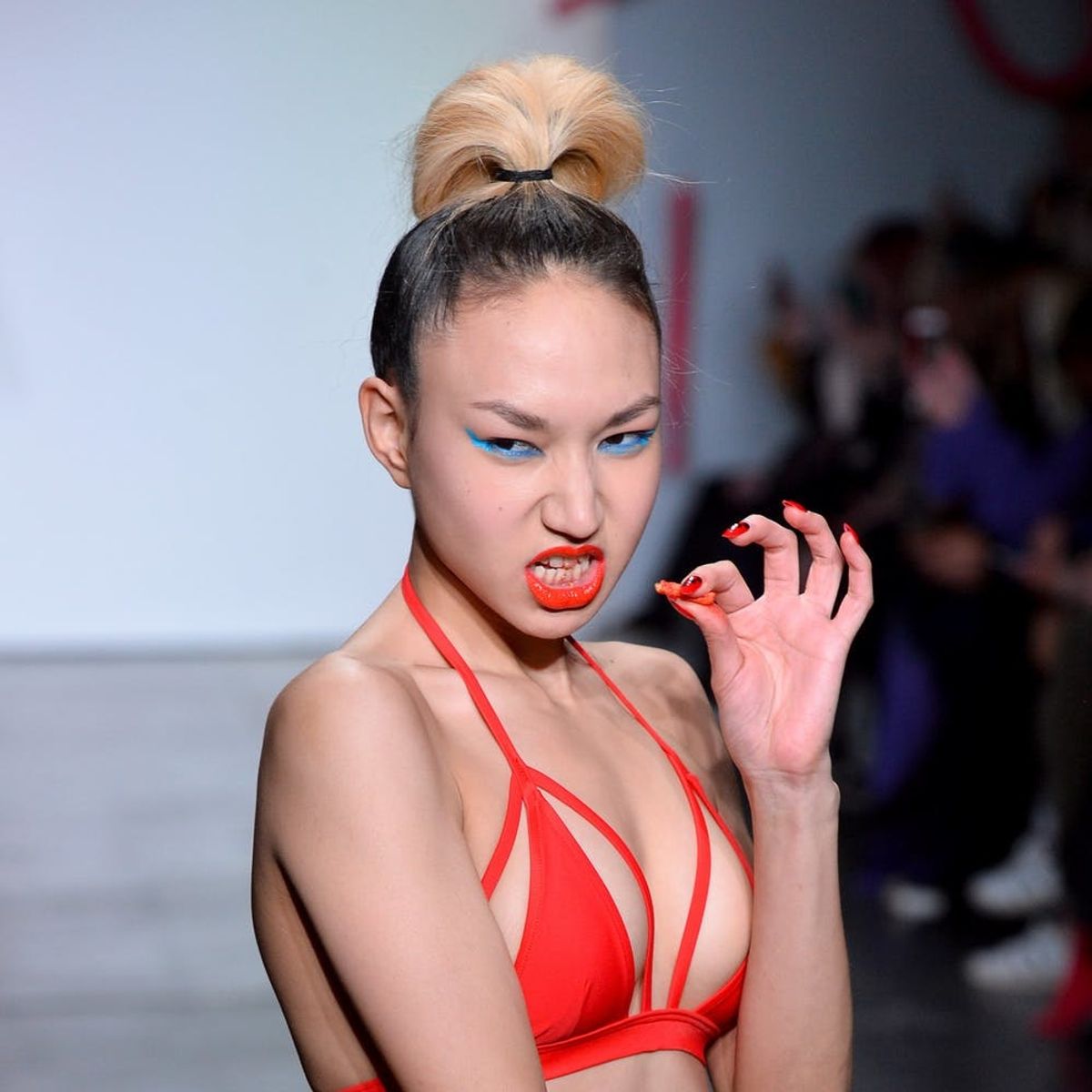 The Hottest Fashion Accessory at New York Fashion Week Is… Cheetos!?