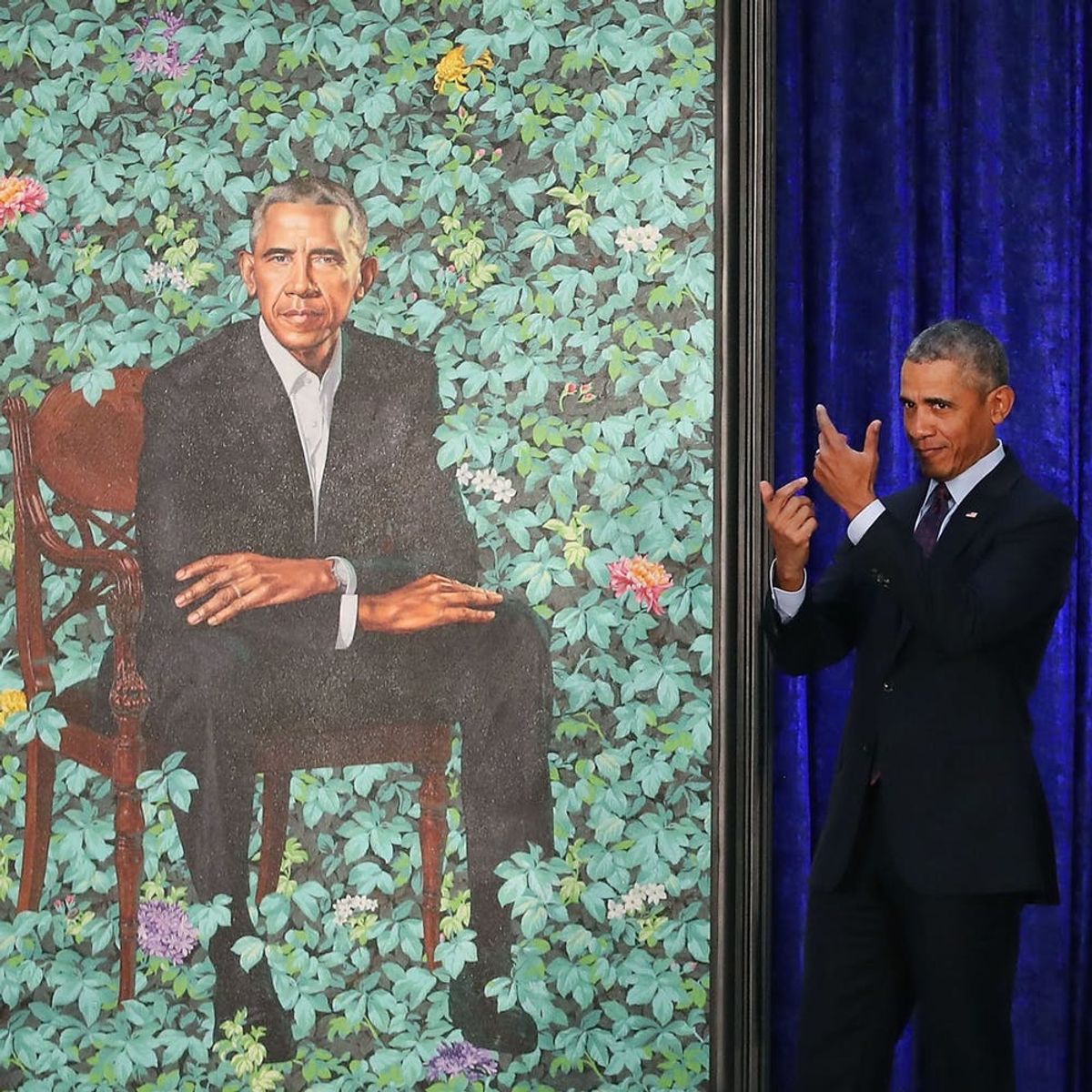 Barack and Michelle Obama’s National Portrait Gallery Portraits Are So Stunning