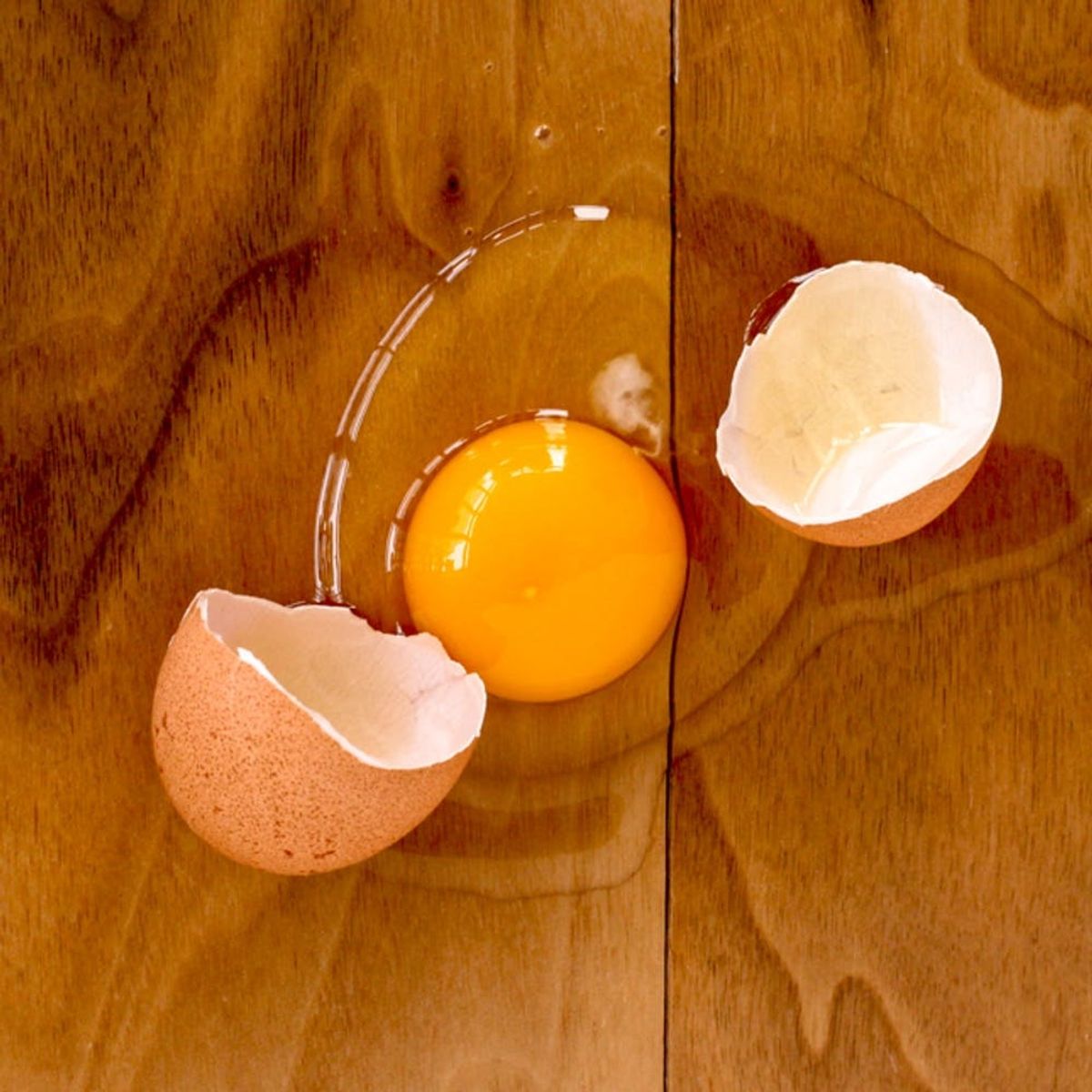 This Simple Tip Makes Cleaning Up Broken Eggs a Breeze