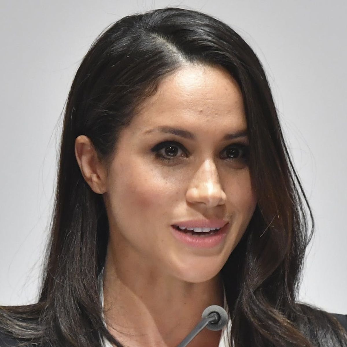 Meghan Markle Gets in on the Reigning Pantsuit Trend for Her First Black-Tie Event With Prince Harry